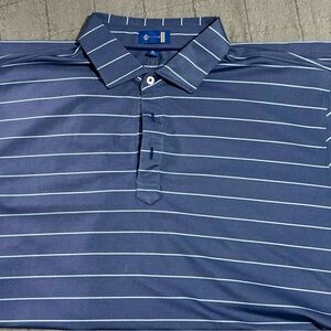 Stitch Brand XL Navy Striped Polo Shirt